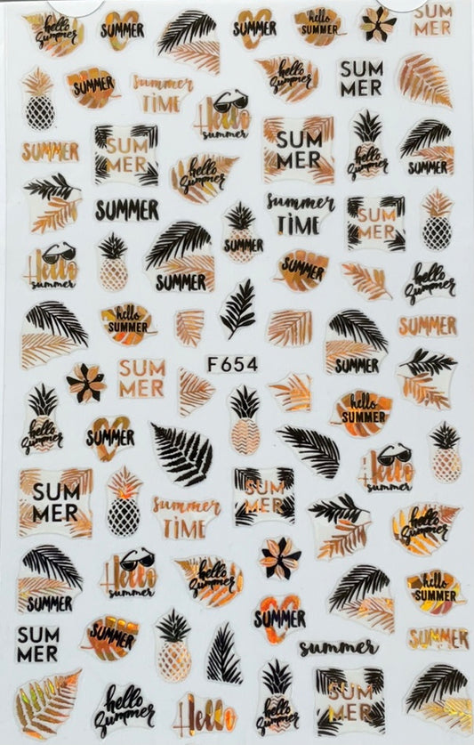 Stickers tropical F654