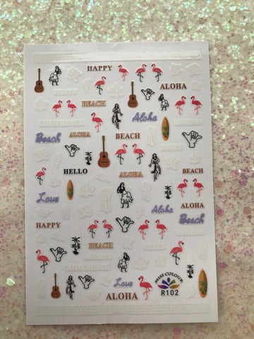 Stickers R102 Aloha