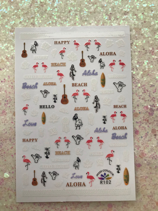 Stickers R102 Aloha