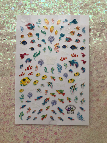 Stickers R105 Acuario