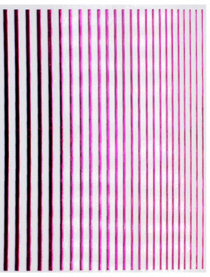 Sticker Fuchsia Lines 07