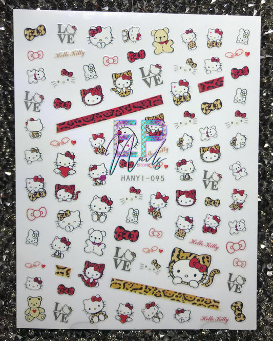 Sticker Hello Kitty Leopard 095